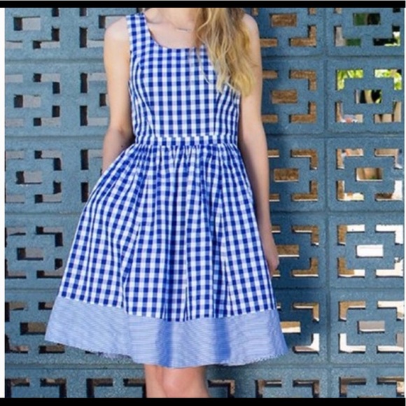 Modcloth Dresses & Skirts - Modcloth Gingham As Potluck Would Have It Dress M